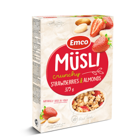 Emco Mysli Mansikka ja manteli 375 g