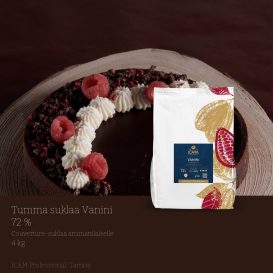 ICAM Tumma suklaa Vanini 72 %, 4 kg – ICAM Professional
