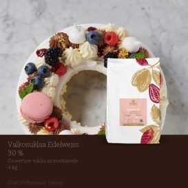 ICAM Valkosuklaa Edelweiss 30 %, 4 kg – ICAM Professional