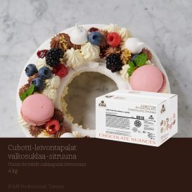 ICAM Cubotti-leivontapalat valkosuklaa-sitruuna, 4 kg – ICAM Professional