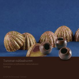 ICAM Tummat suklaakuoret konvehteille ja tryffeleille, 504 kpl – ICAM Professional